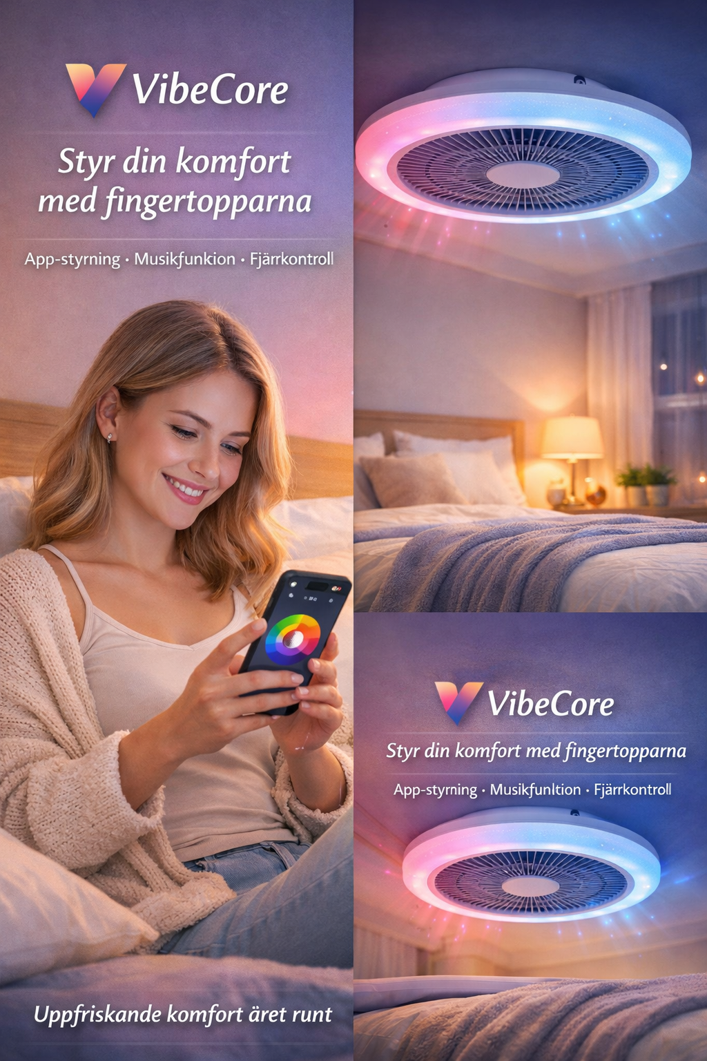 VibeCore smart fan